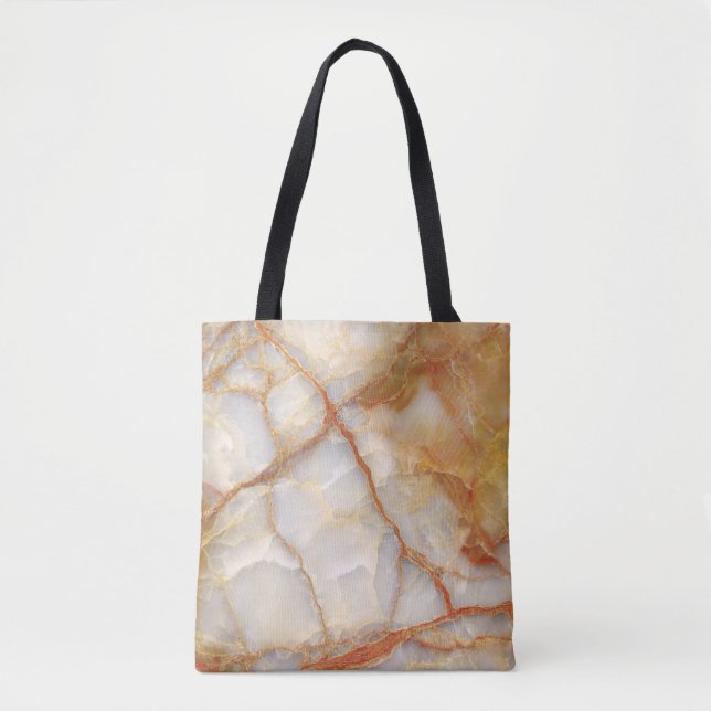 Tote Bag Marble Majesty : Élégance brillante (Devant)