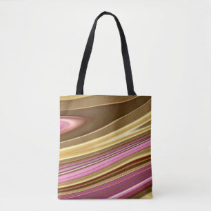 Tote Bag Marbre liquide rétro-numérique élégant Abstrait
