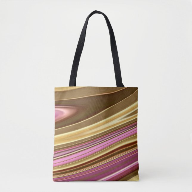 Tote Bag Marbre liquide rétro-numérique élégant Abstrait (Devant)