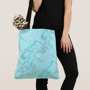 Tote Bag Marbre turquoise