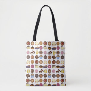 Tote Bag Marchandises au four Gâteau au Muffin Foody Pie Wh