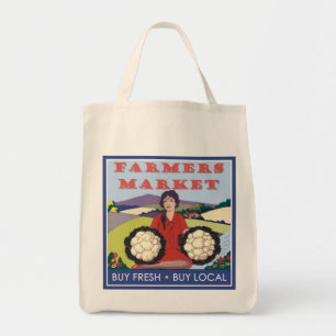 Tote Bag Marché d'agriculteurs