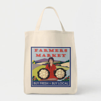 Tote Bag Marché d'agriculteurs