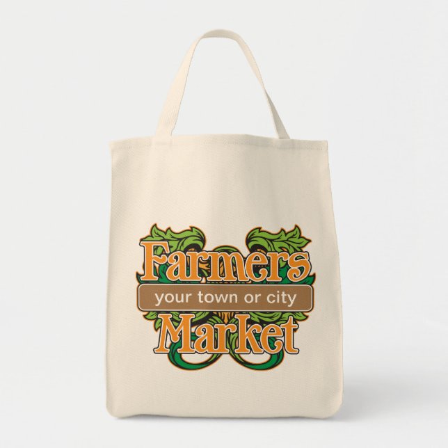 Tote Bag Marché d'agriculteurs de soutien (Devant)