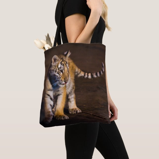 Tote Bag Marche de CUB de tigre (De près)