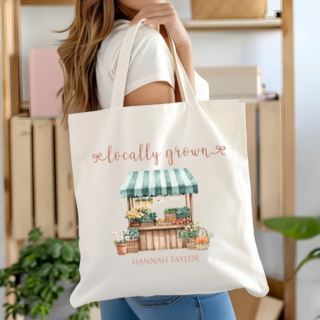 Tote Bag Marché des fermiers cultivés localement (Créateur téléchargé)