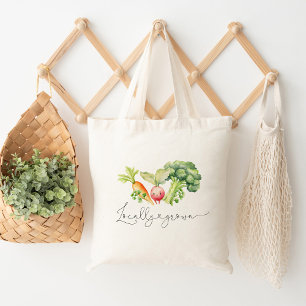 Tote Bag Marché des légumes cultivés localement