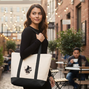 Tote Bag Marché gothique de l'aigle noir Académie sombre au