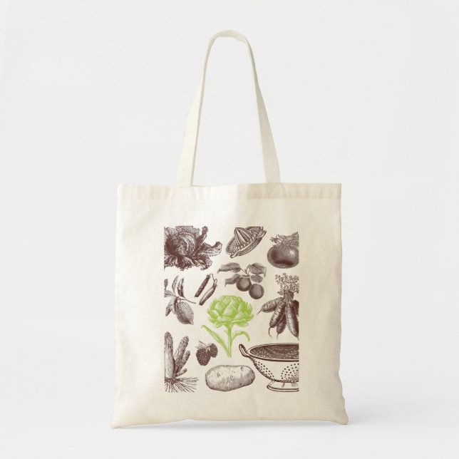 Tote Bag marché vintage (Devant)