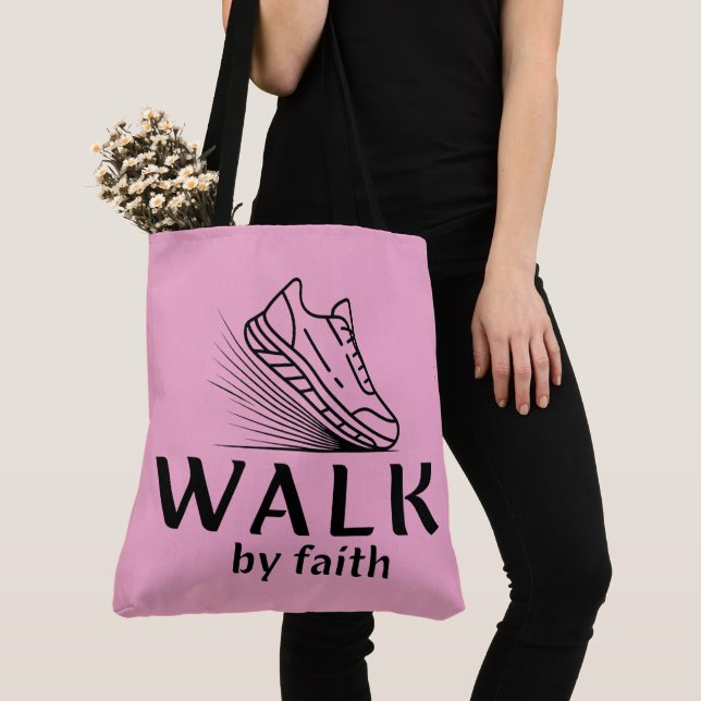 Tote Bag Marcher par la foi  (De près)