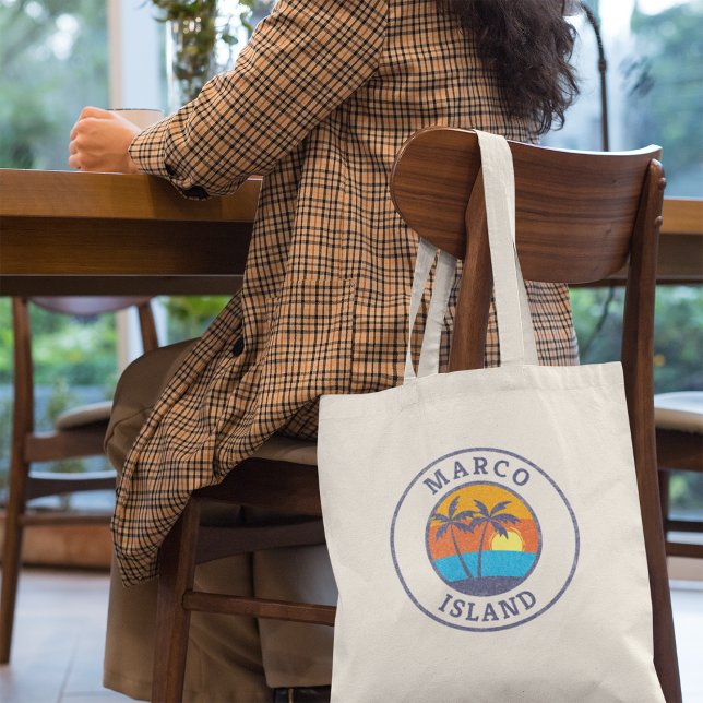 Tote Bag Marco Island, Floride Style Classique Démodé (Créateur téléchargé)