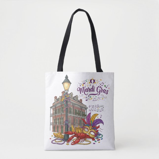 Tote Bag Mardi gras (Devant)