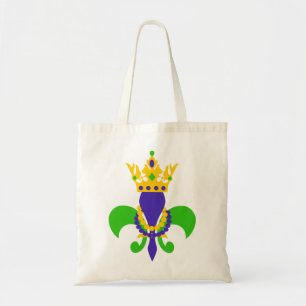 Tote Bag Mardi Gras Fleur de Lis