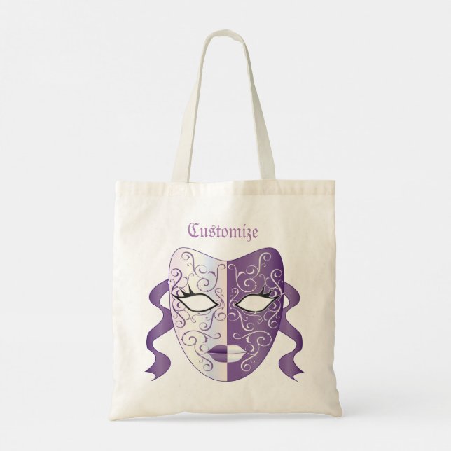 Tote Bag Mardi Gras Masque Thunder_Cove (Dos)