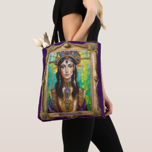 Tote Bag Mardi Gras Realm Portraits - La Princesse Créole
