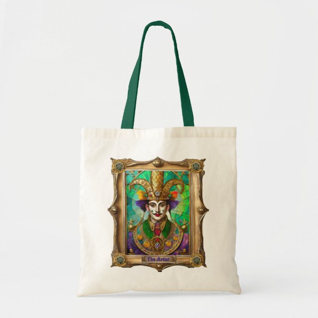 Tote Bag Mardi Gras Realm Portraits - L'Artiste Dali (Devant)