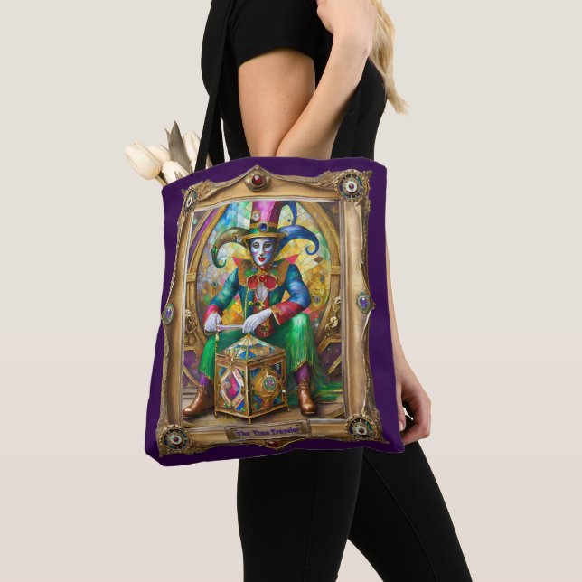 Tote Bag Mardi Gras Realm Portraits - Voyageur du temps (De près)