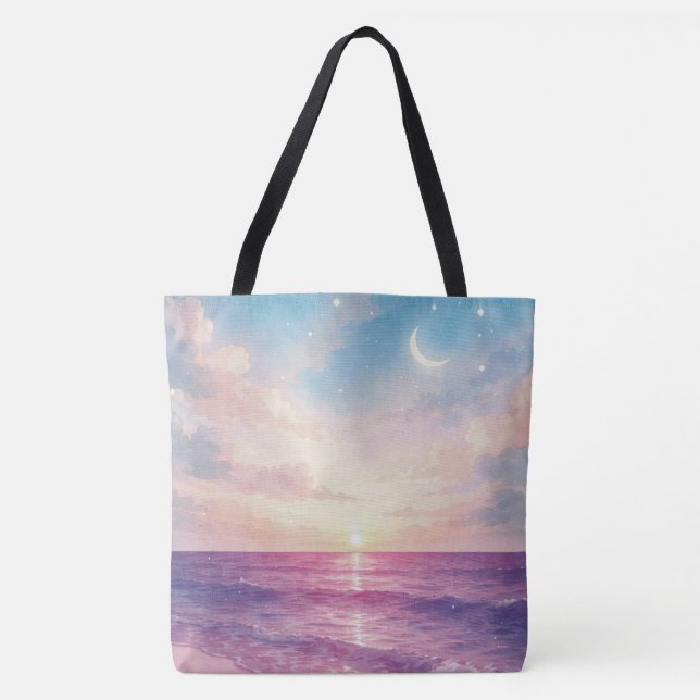 Tote Bag Marées célestes au crépuscule de Dreamlight (Devant)