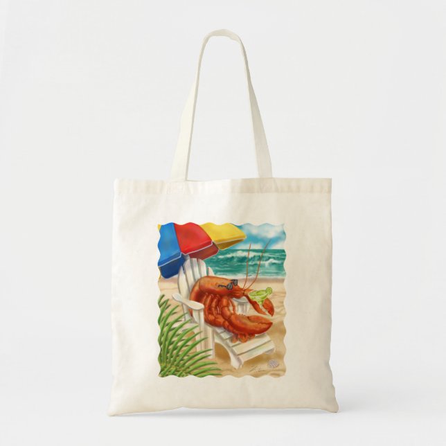Tote Bag Margarita potable Fourre-tout de homard (Devant)