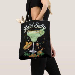 Tote Bag Margarita Salée Drôle Sentiment Cinco De Mayo