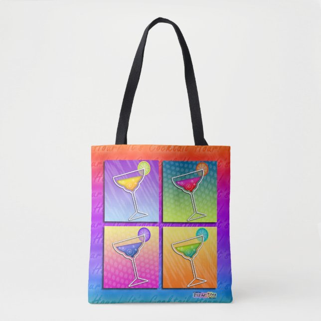 TOTE BAG MARGARITAS POP ART (Devant)