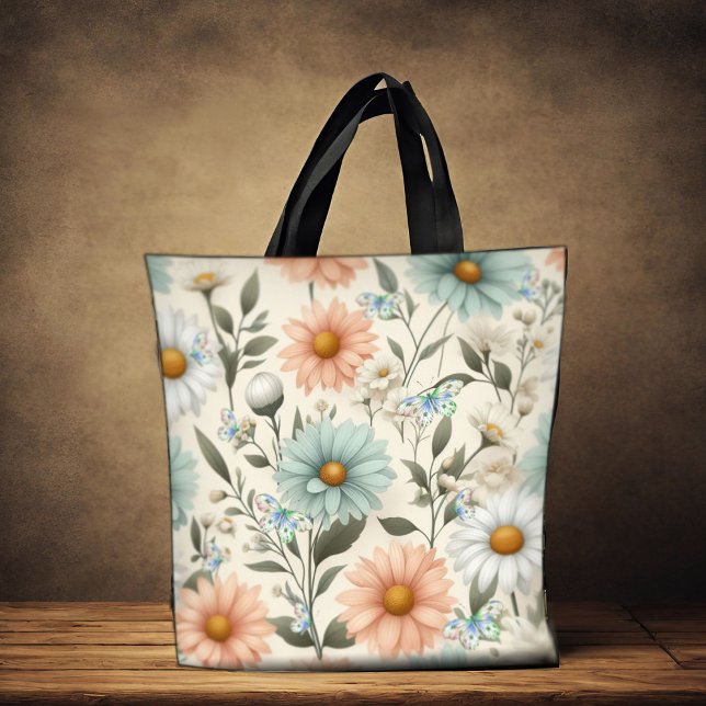 Tote Bag Marguerite de printemps (Créateur téléchargé)