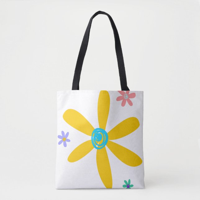 Tote Bag Marguerite folle 2 (Devant)