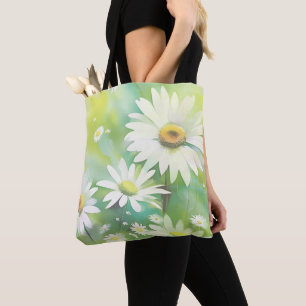 Tote Bag Marguerites blanches