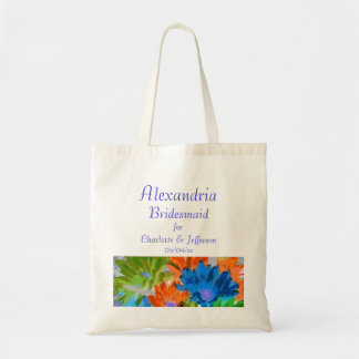 Tote Bag Marguerites folles de "demoiselle d'honneur" -