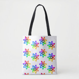 Tote Bag Margueurs arc-en-ciel