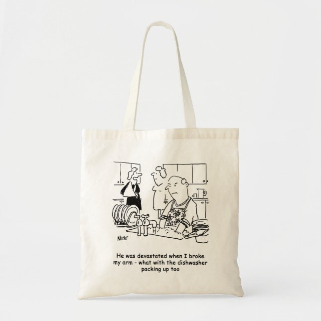 Tote Bag Mari faisant la vaisselle (Devant)