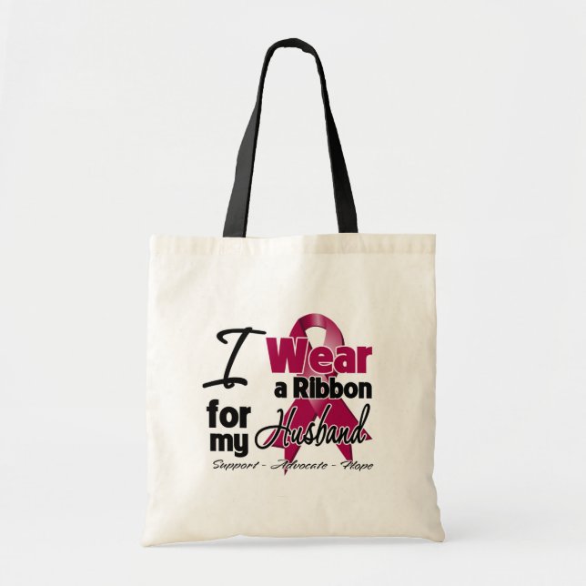Tote Bag Mari - ruban myélome multiple (Devant)