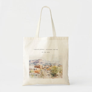 Tote Bag Mariage à l'aquarelle à Colorado Springs, Colorado
