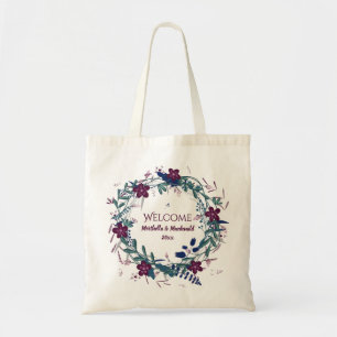 Tote Bag MARIAGE ACCUEIL Hospitalité Florale Personnalisée