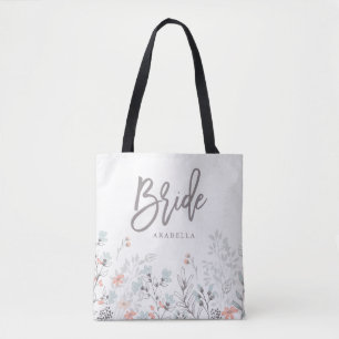 Tote Bag Mariage botanique de Blue Boho   Mariée
