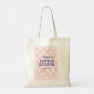 Tote Bag Mariage Carré rose