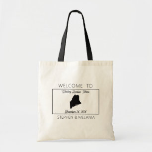 Tote Bag Mariage d'accueil des clients du Maine