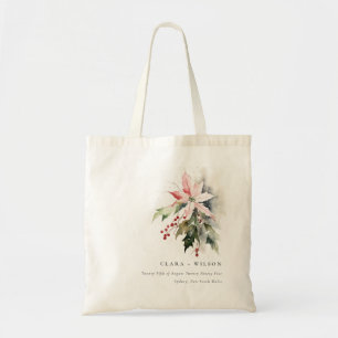 Tote Bag Mariage d'aquarelle de la feuille de fruits de Poi