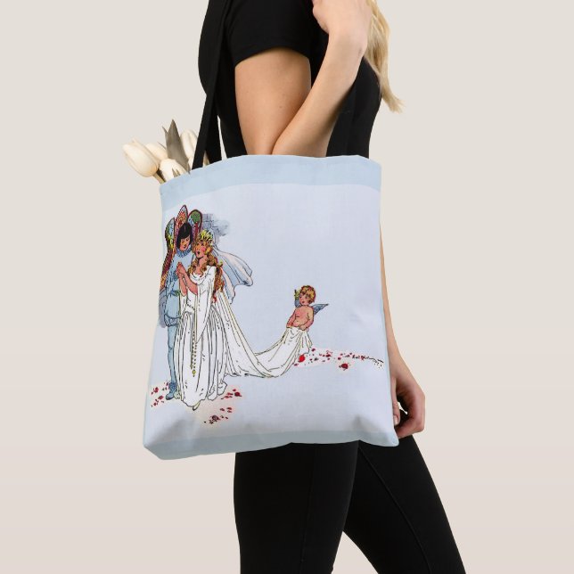 Tote Bag mariage de conte de fées (De près)