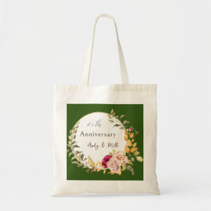 Tote Bag Mariage de courme verte personnalisée