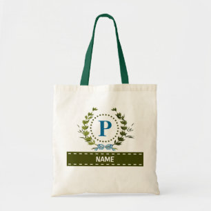 Tote Bag Mariage de courroie Ivy personnalisé Date Monogram