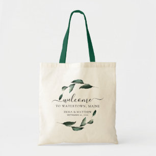 Tote Bag Mariage de destination botanique de bienvenue