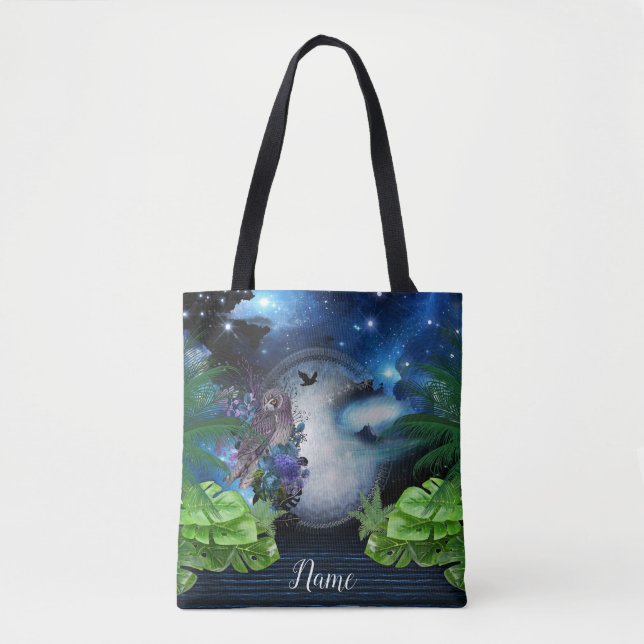 Tote Bag Mariage de galaxie spatiale (Devant)