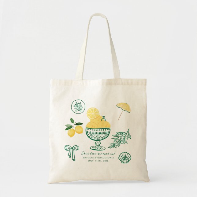 Tote Bag Mariage de Rêve avec Citron Engagé  (Devant)