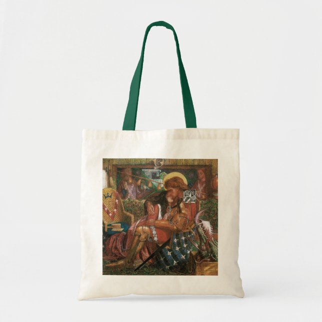 Tote Bag Mariage de St George, Princesse Sabra par Rossetti (Devant)