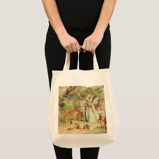 Tote Bag Mariage de Thumbelina et du Prince, Contes de Fées (Devant (produit))
