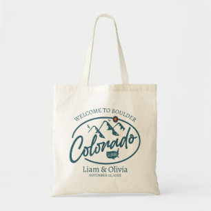 Tote Bag Mariage du Colorado Bienvenue