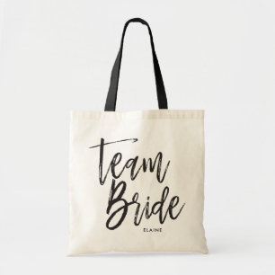 Tote Bag Mariage fait sur commande de style de manuscrit de