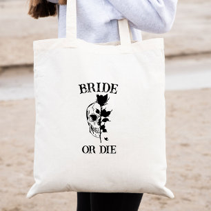 Tote Bag Mariage gothique Bachelorette Parti Customisé Mari