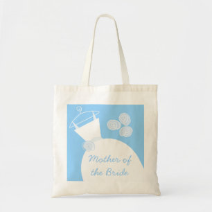Tote Bag Mariage Gown Blue 'Mère de la mariée'